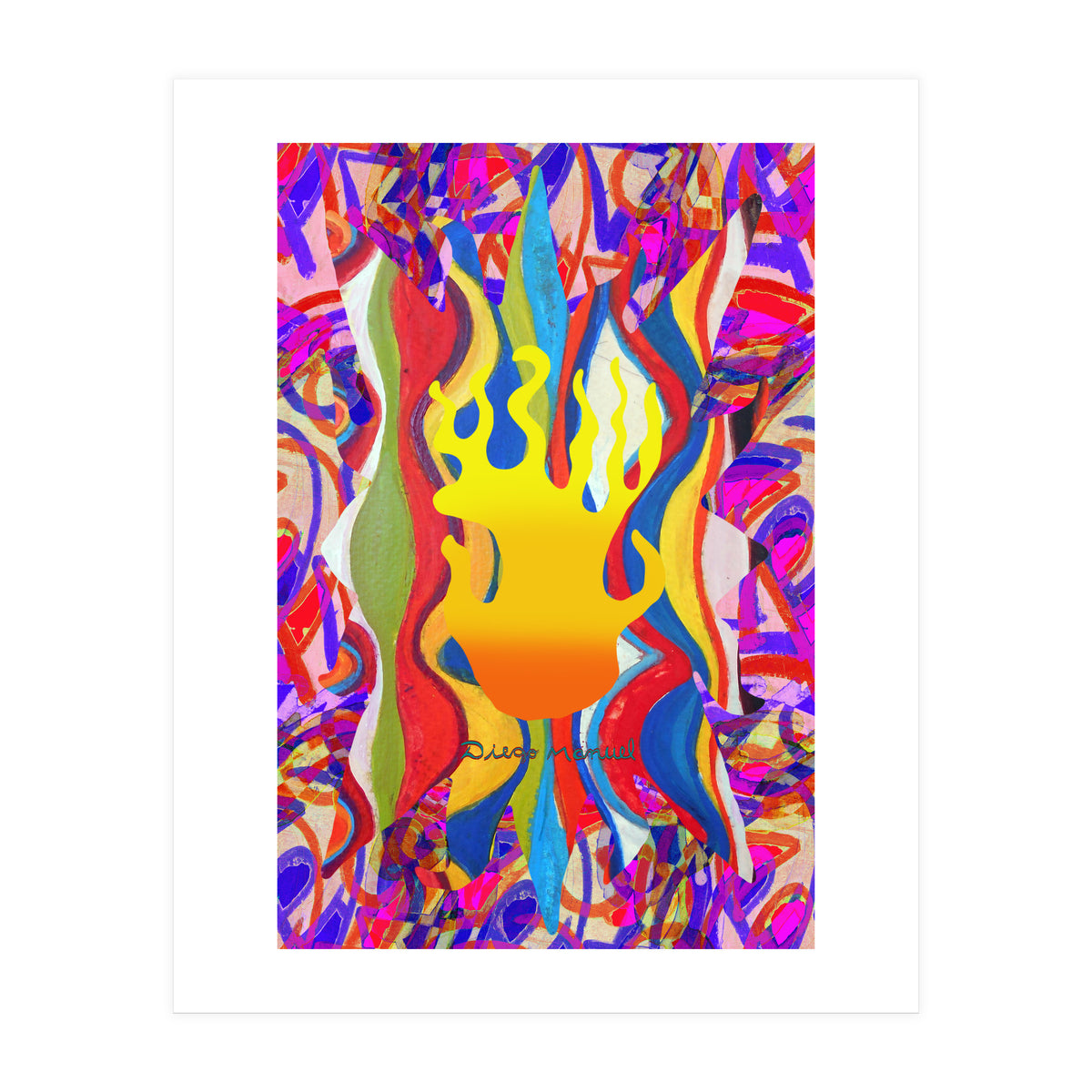 Fuego Y Graffiti 27 (Print Only)