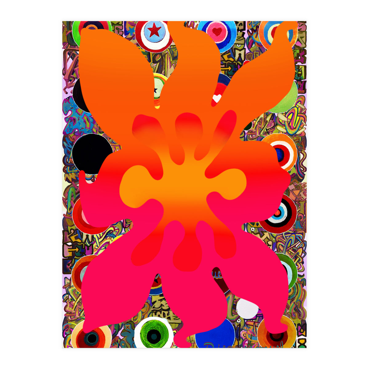 Fuego Y Graffiti 82 (Print Only)