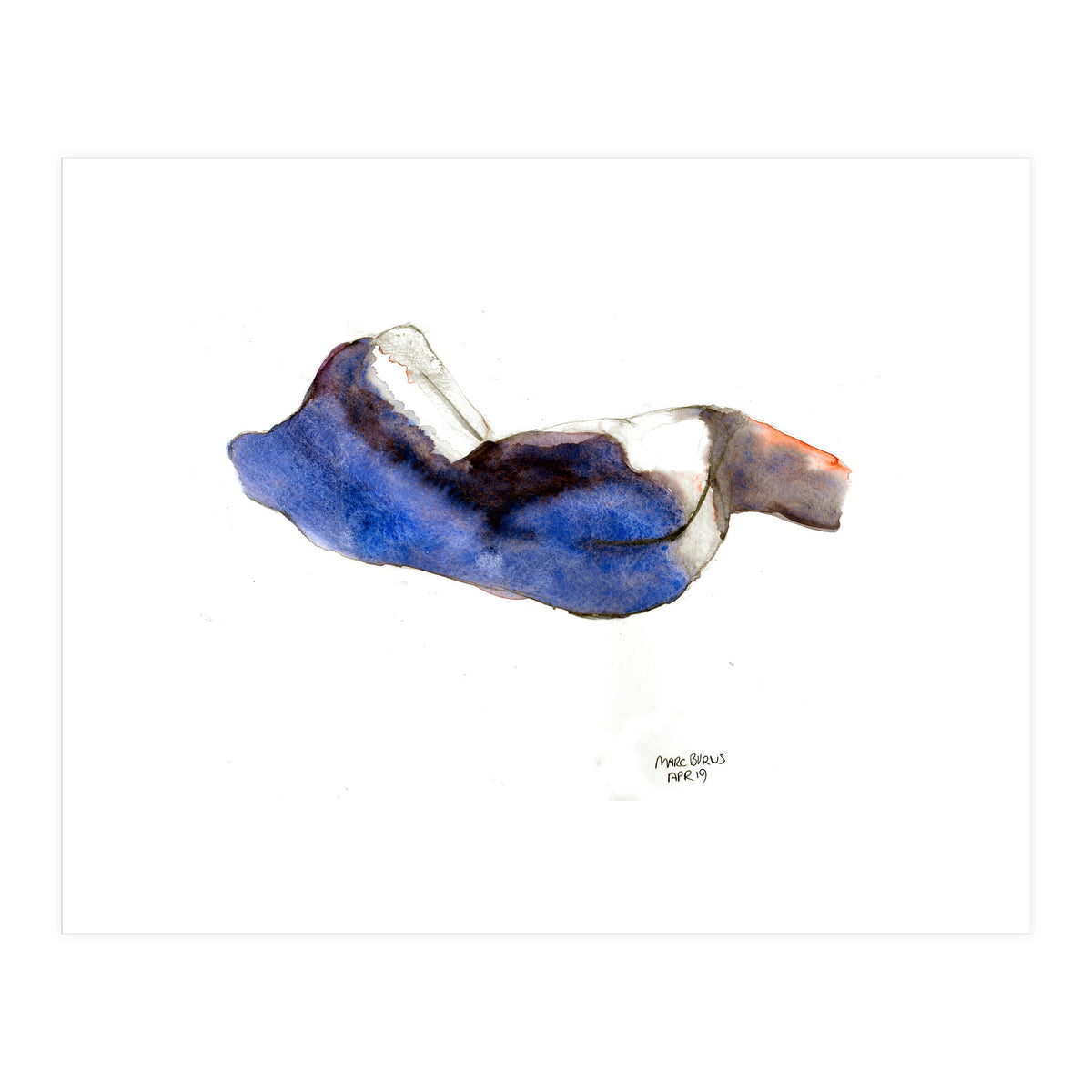 Untitled #9 - Lying nude (Print Only)