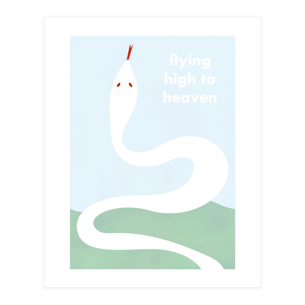 flying high to heaven (Print Only)