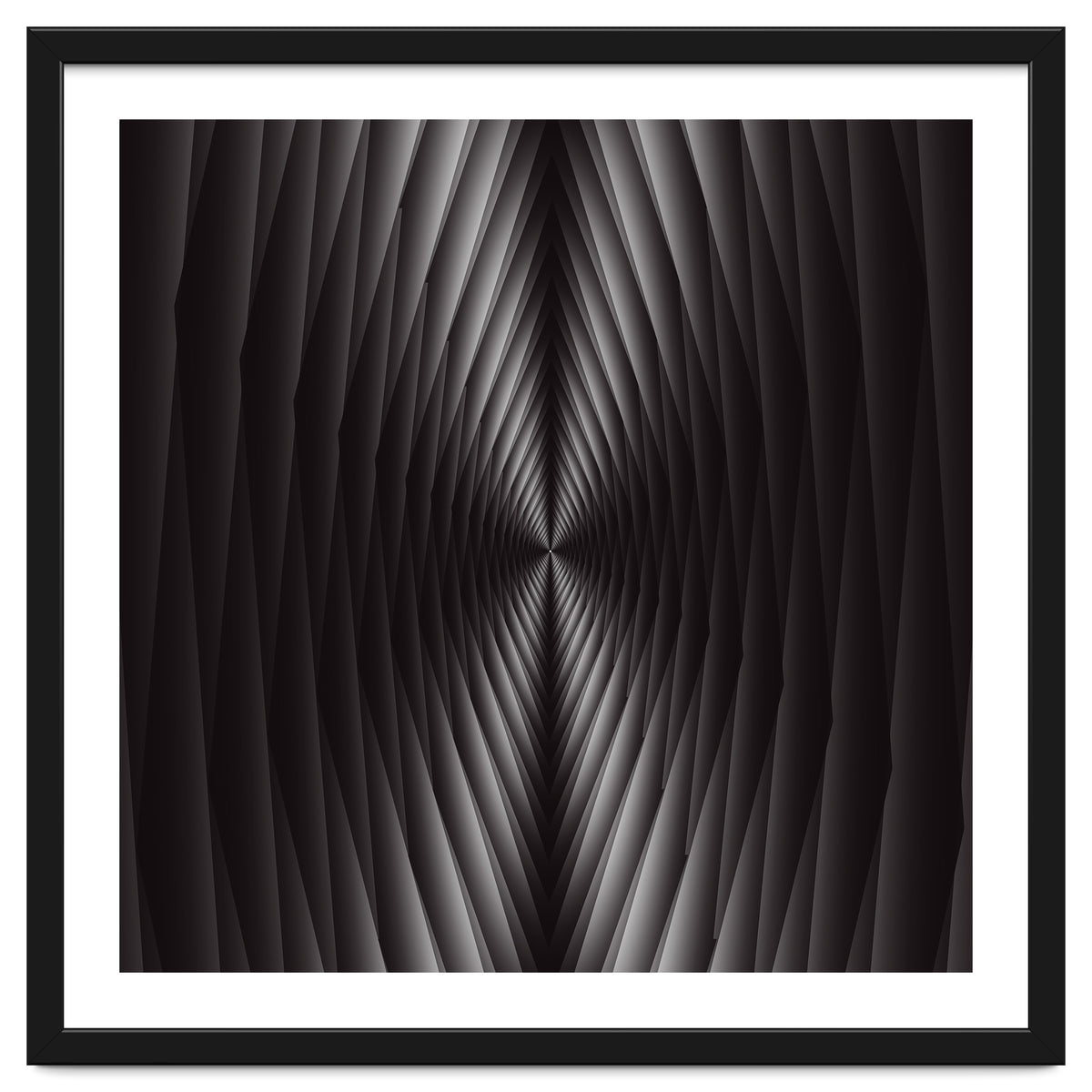 Monochrome Spiral Background