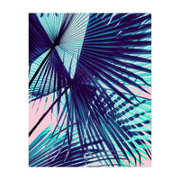 Palm leaf on the beach (Print Only)