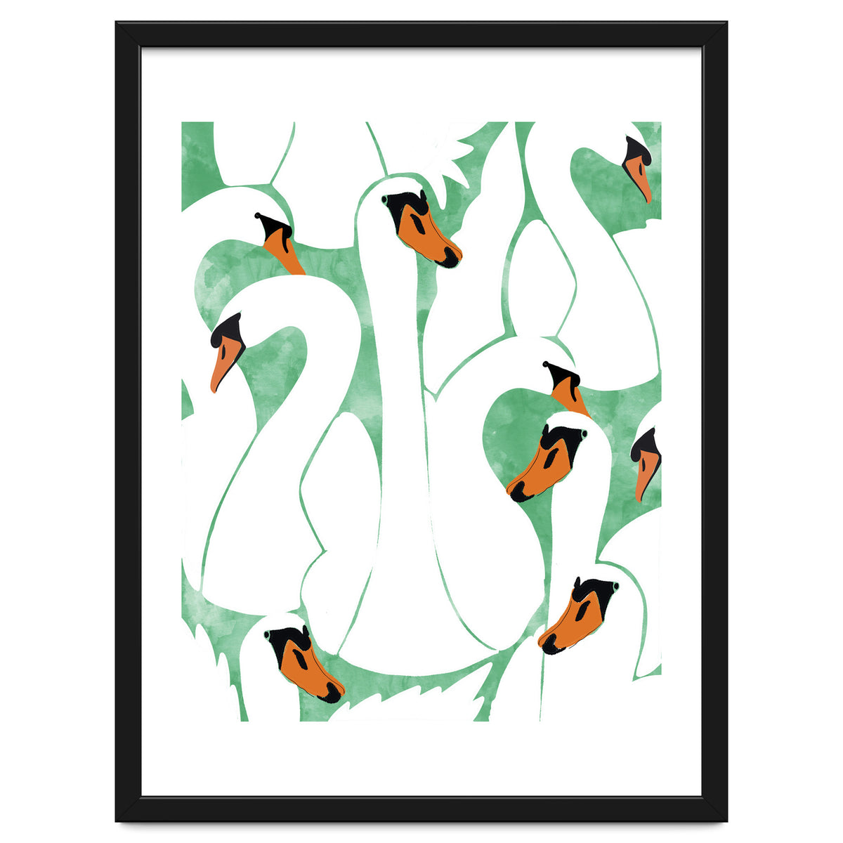 White Calm Was Born Into A Swan