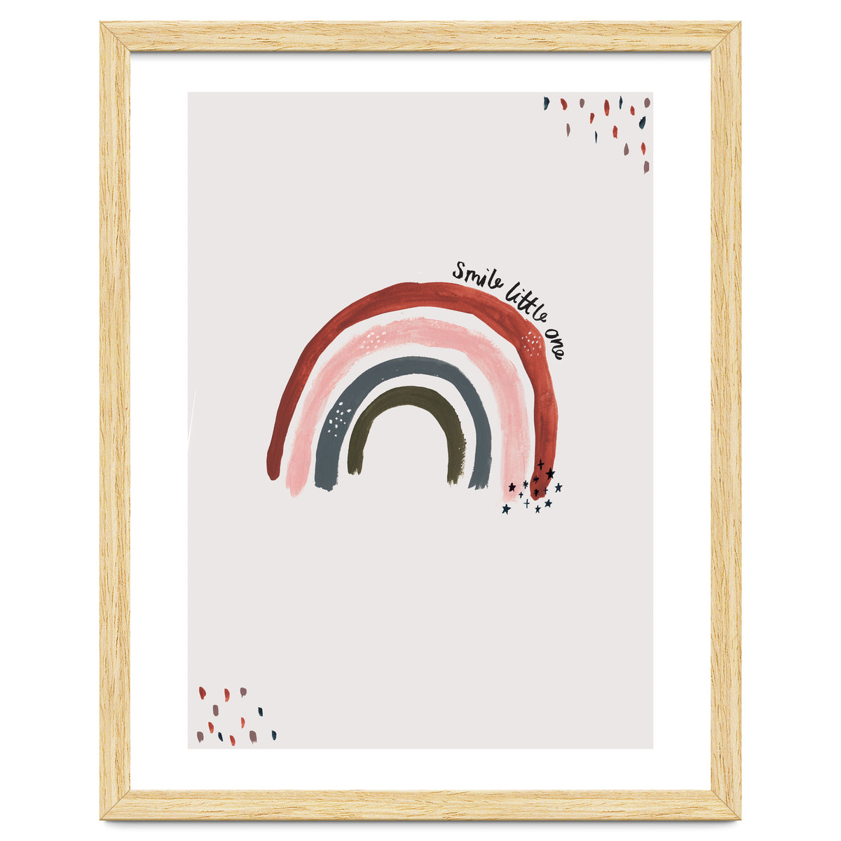 Smile Little One Rainbow Portrait