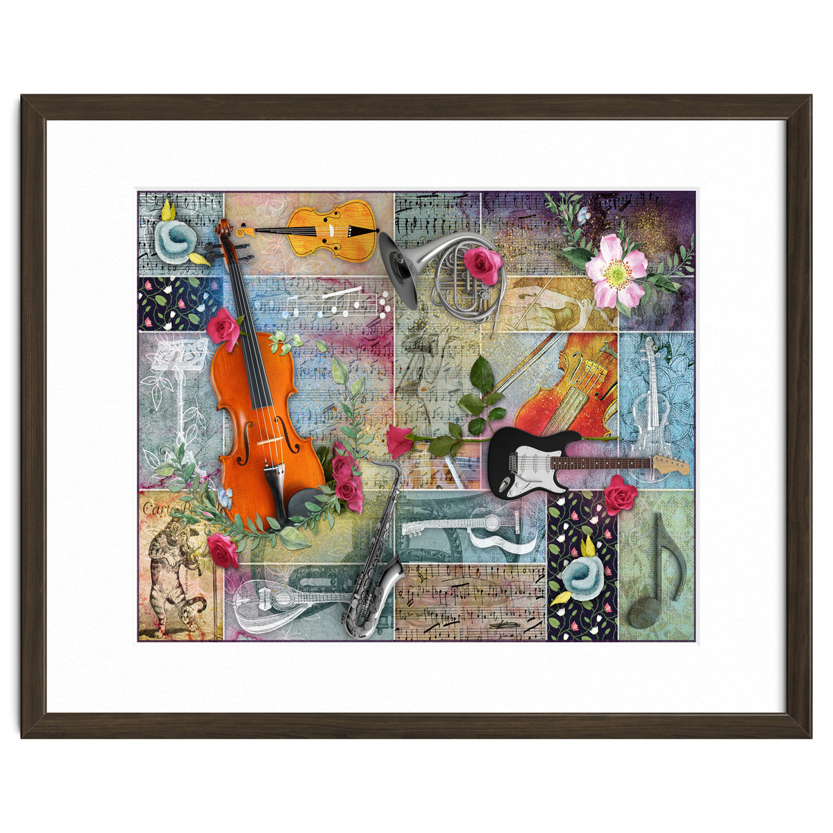 Musical Garden Collage