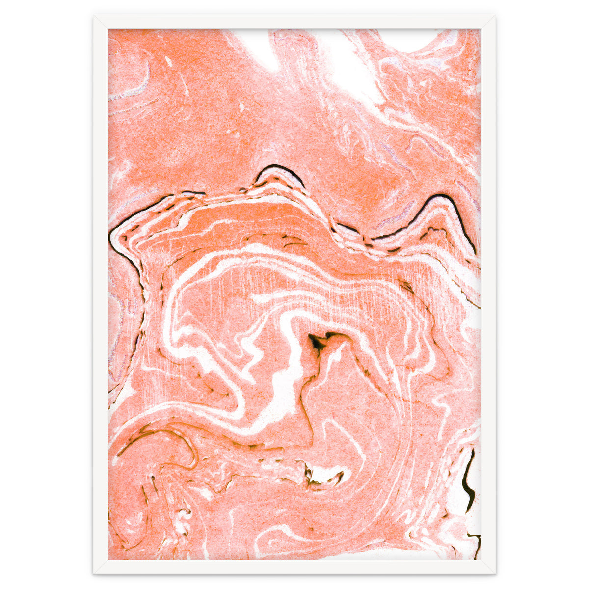 Coral Blush Marble