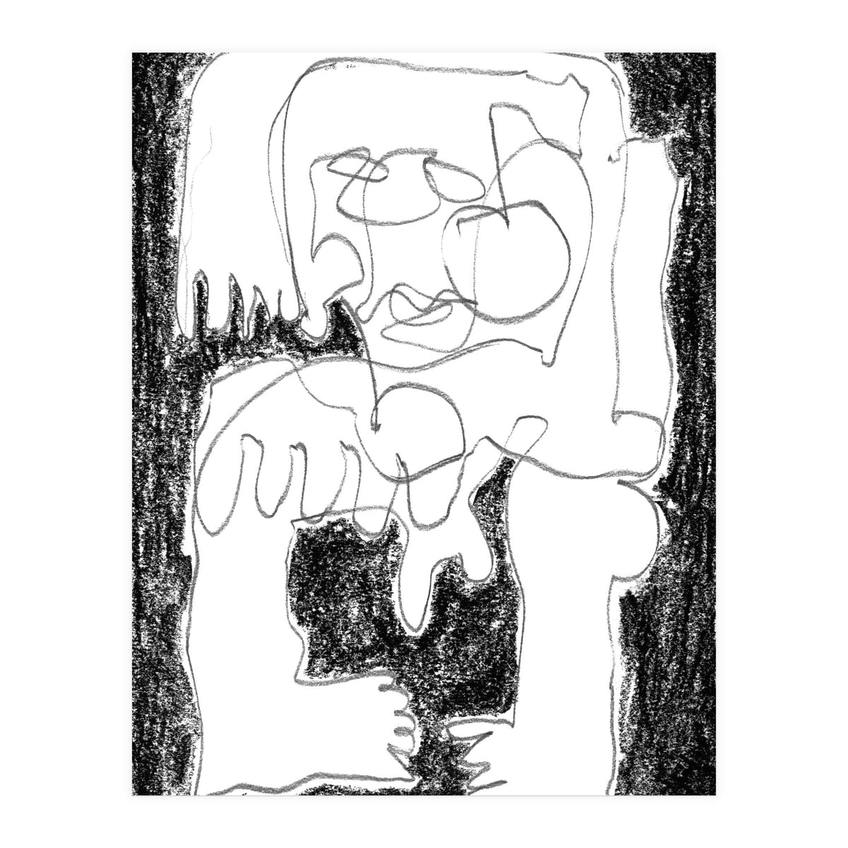 Static Noise - b&w (Print Only)