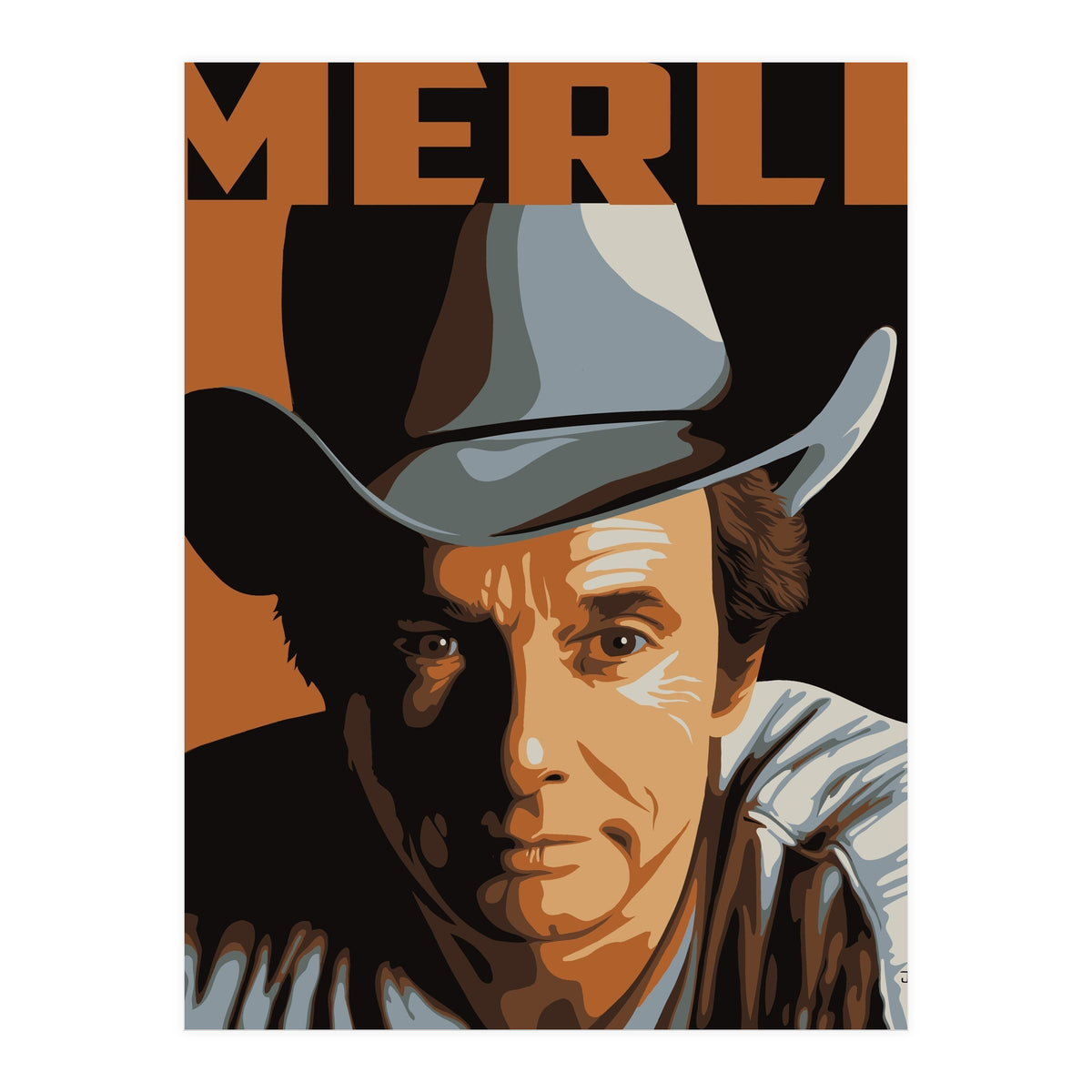 Merle Haggard Poster (Print Only)