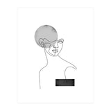 black white woman (Print Only) thumbnail