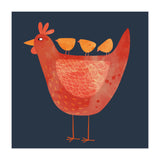Hen and Chicks Dark (Print Only) thumbnail
