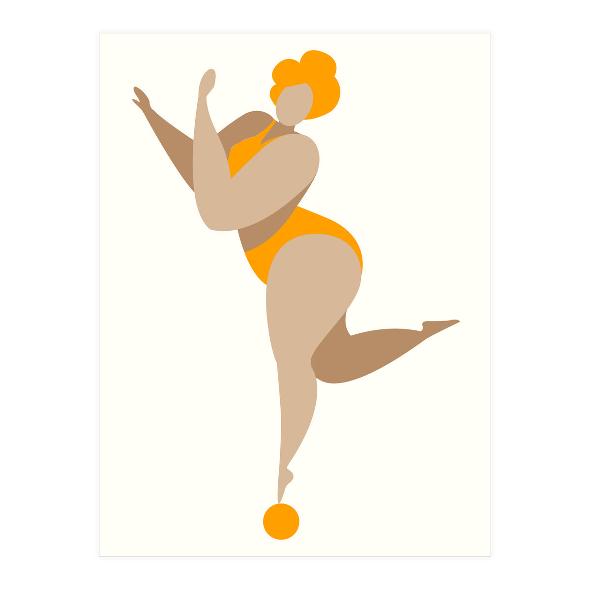 Dancing Queen Yellow (Print Only)