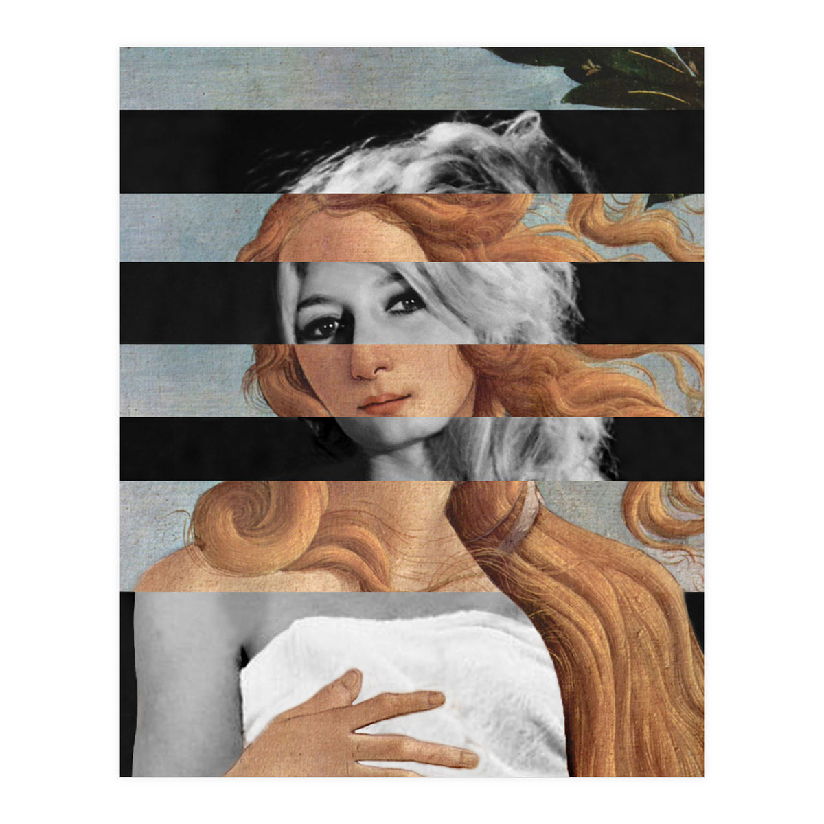 Botticelli's "Venus" & Brigitte Bardot (Print Only)