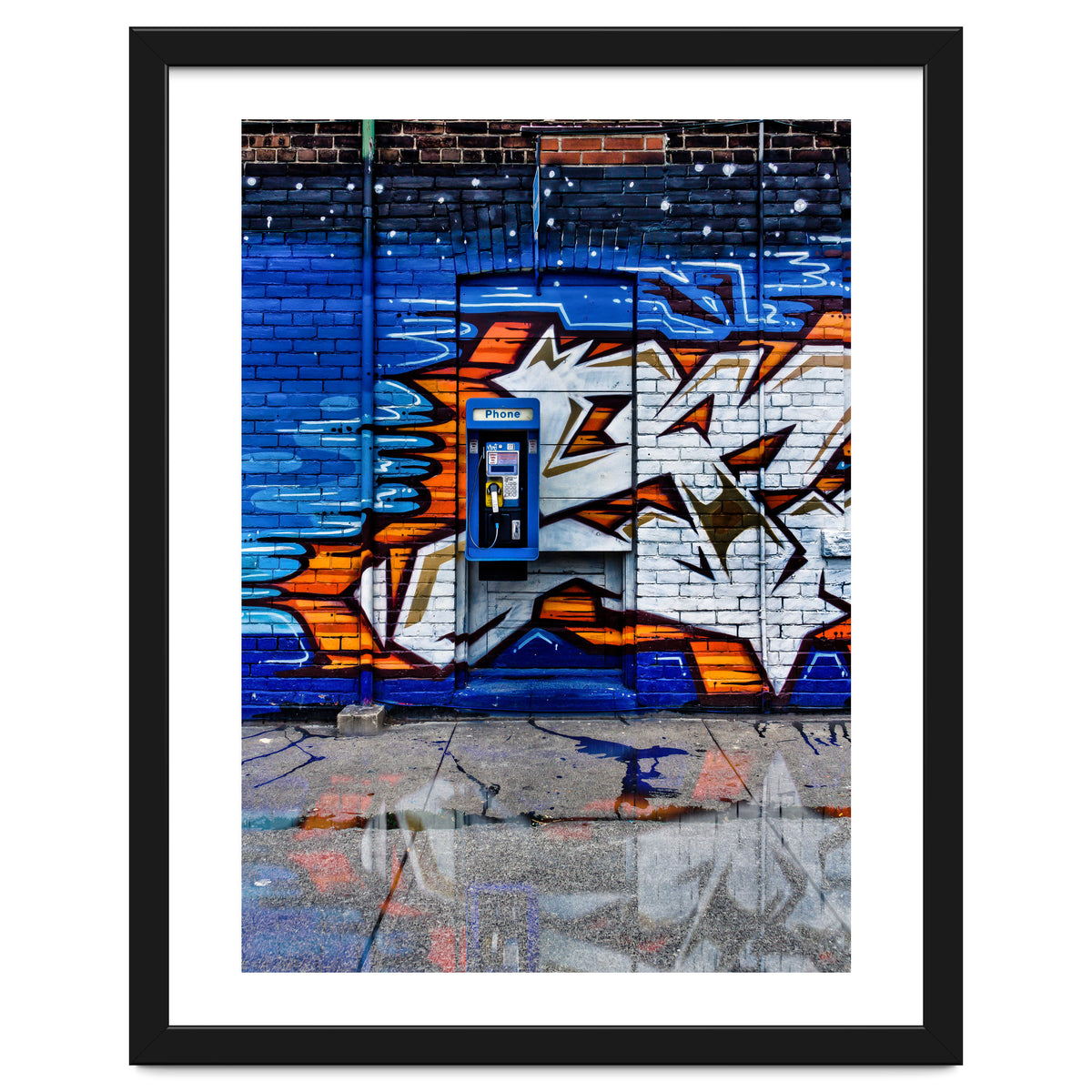 Phone Booth No 12 Color Version Reflection