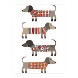Sausage Dogs In Sweaters (Print Only) thumbnail
