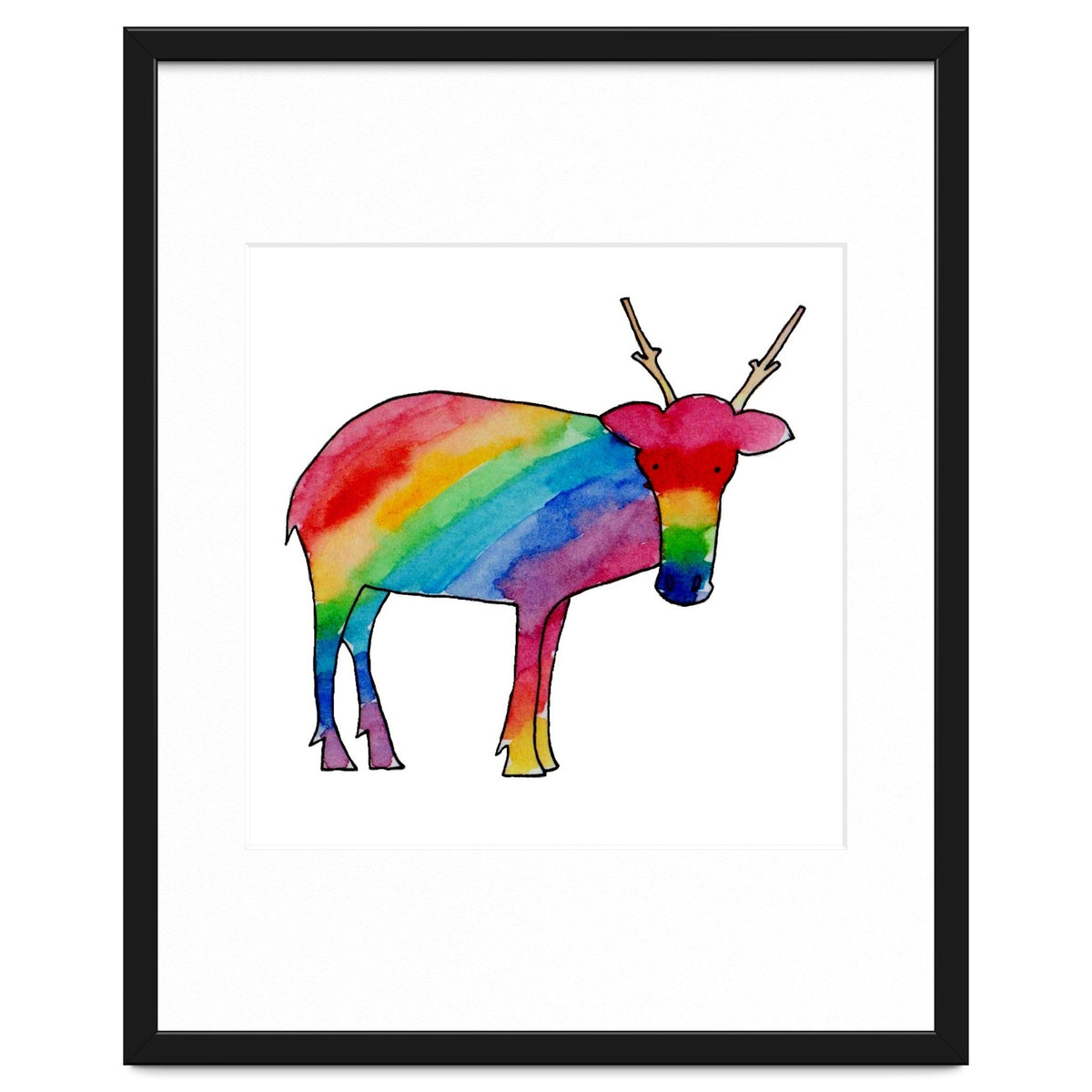 Rainbow reindeer