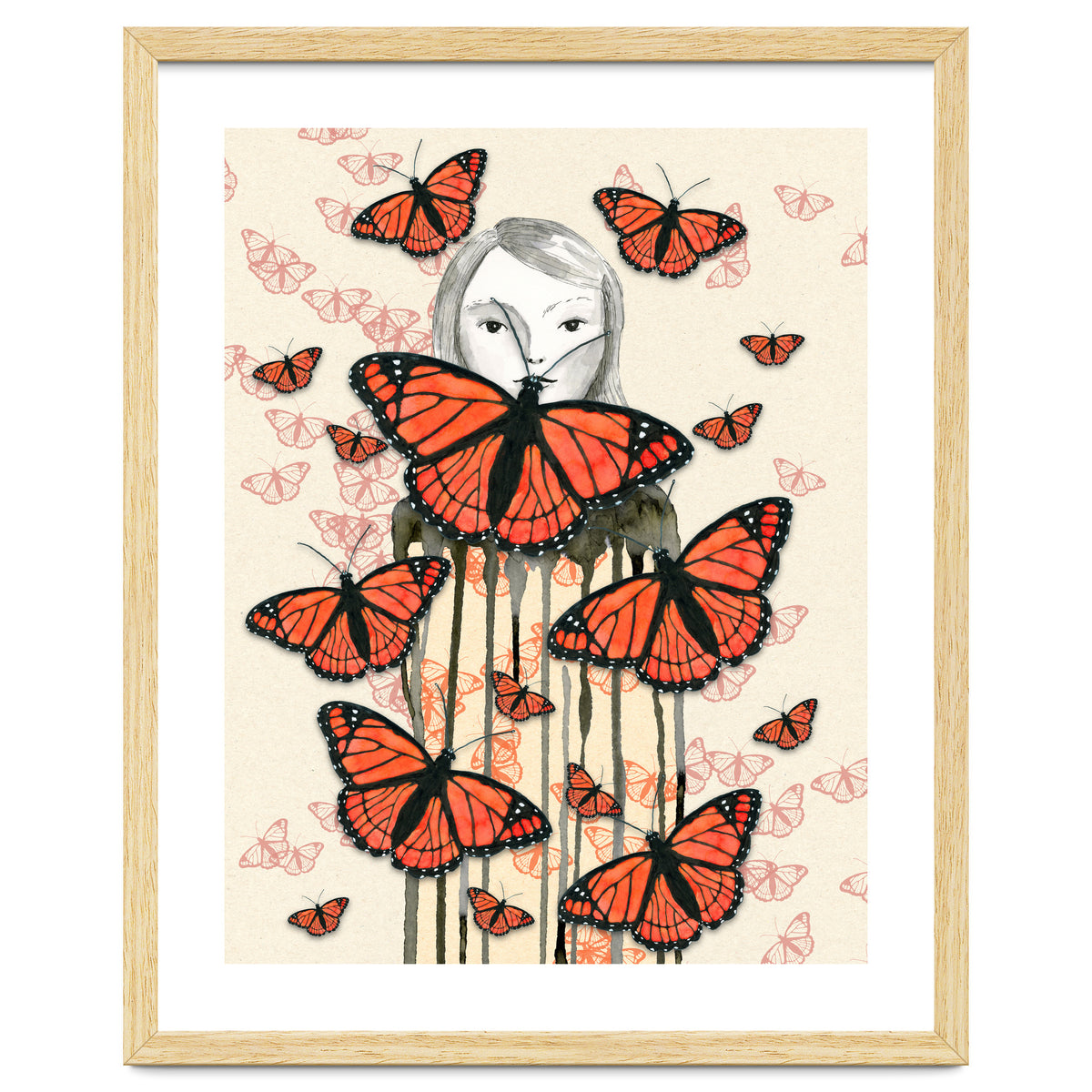 Surrounded by butterflies