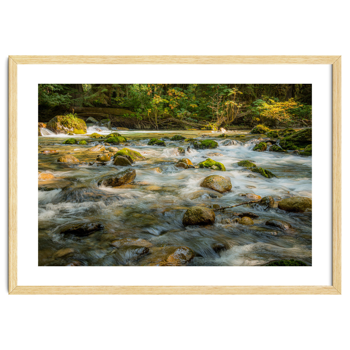 Water Flowing over Rocks