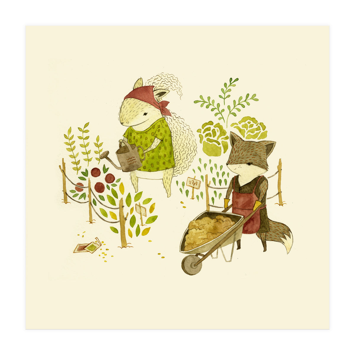 Growing A Garden (Print Only)