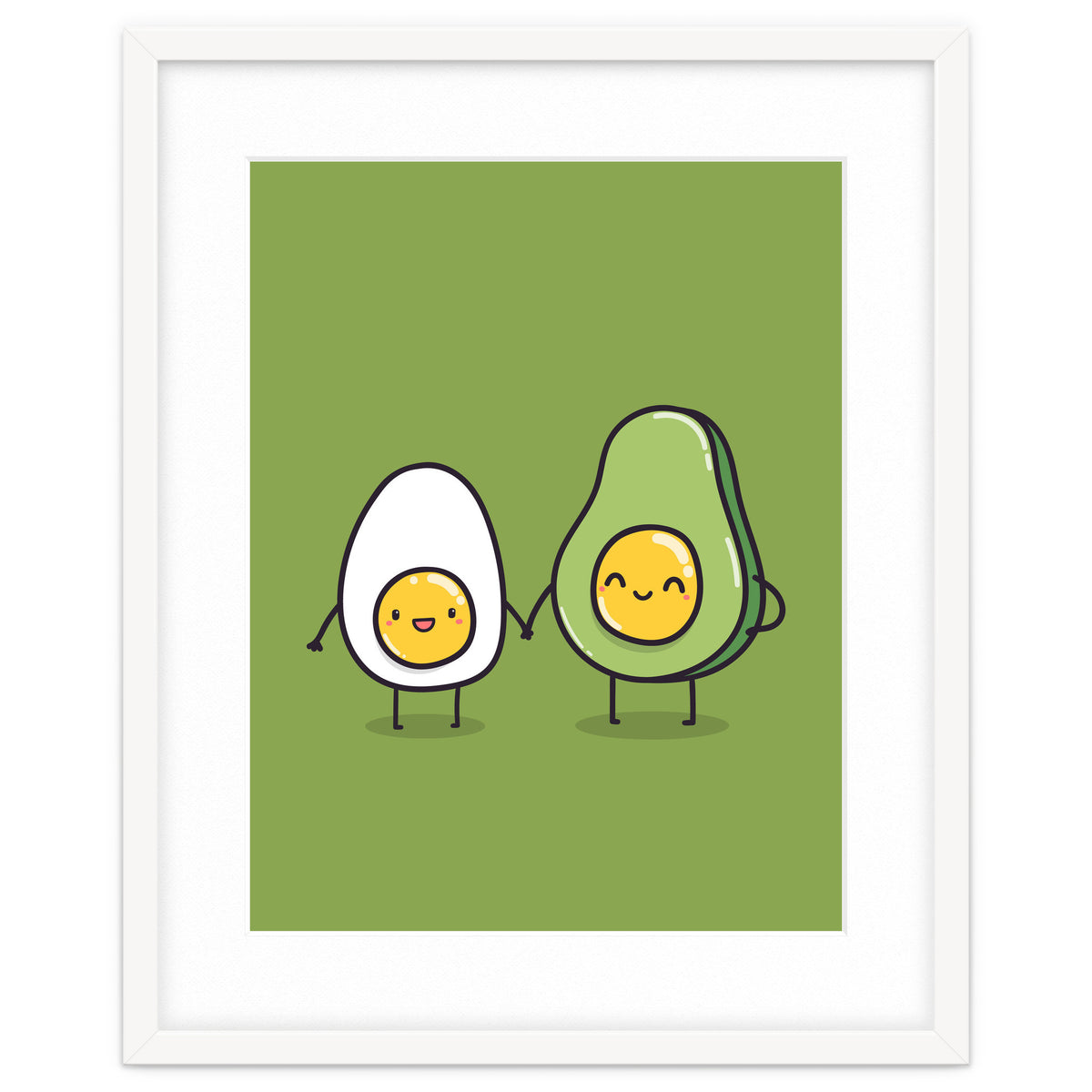 Egg Avocado best friends