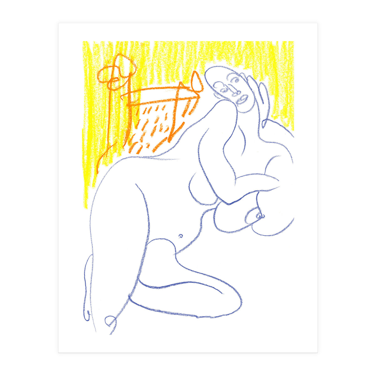 Me On The Chair #1 (Print Only)
