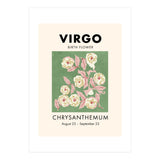 Virgo Birth Flower Chrysanthemum (Print Only) thumbnail