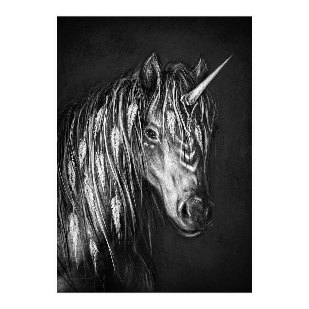 Gothic Unicorn (Print Only)
