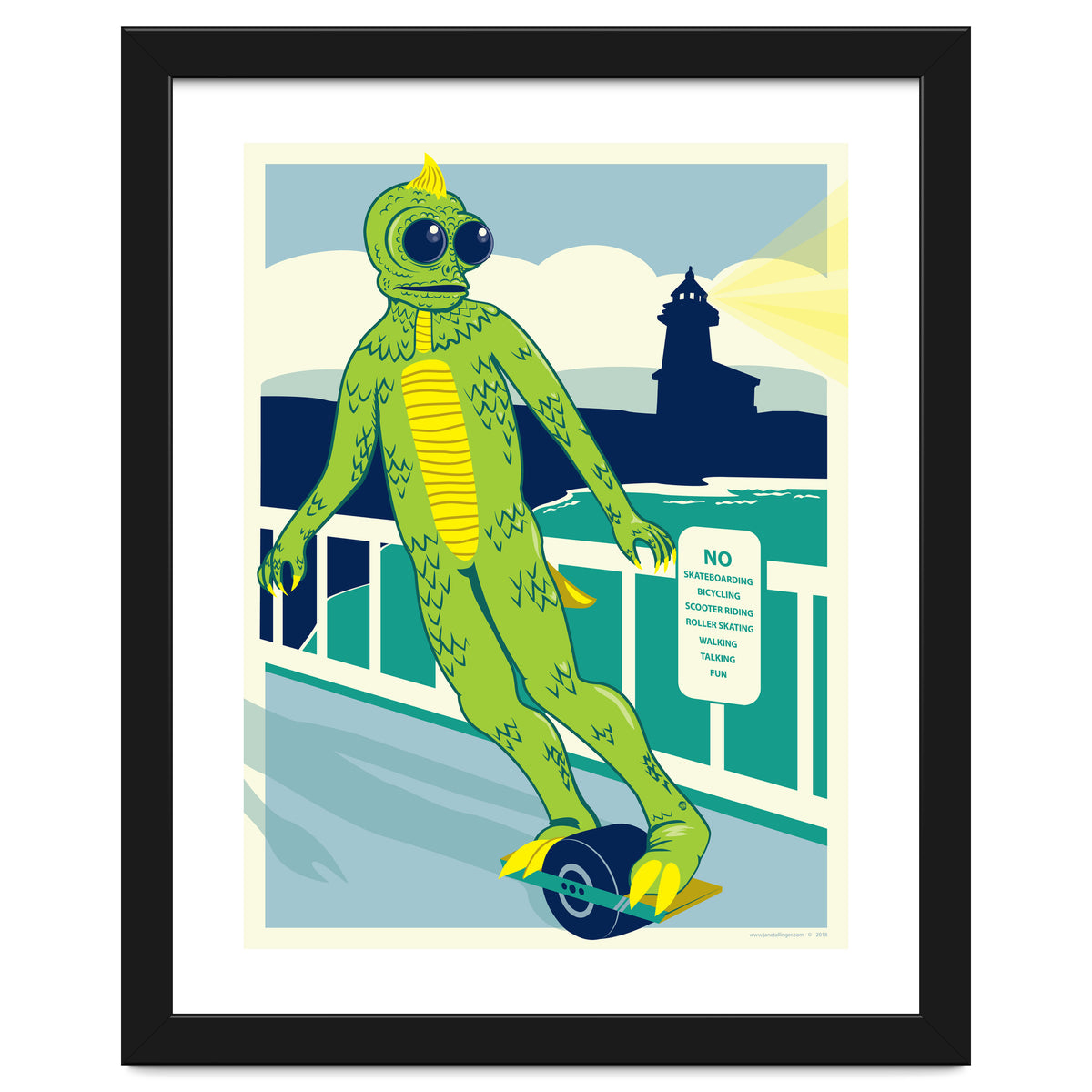 Sleezstak riding One Wheel