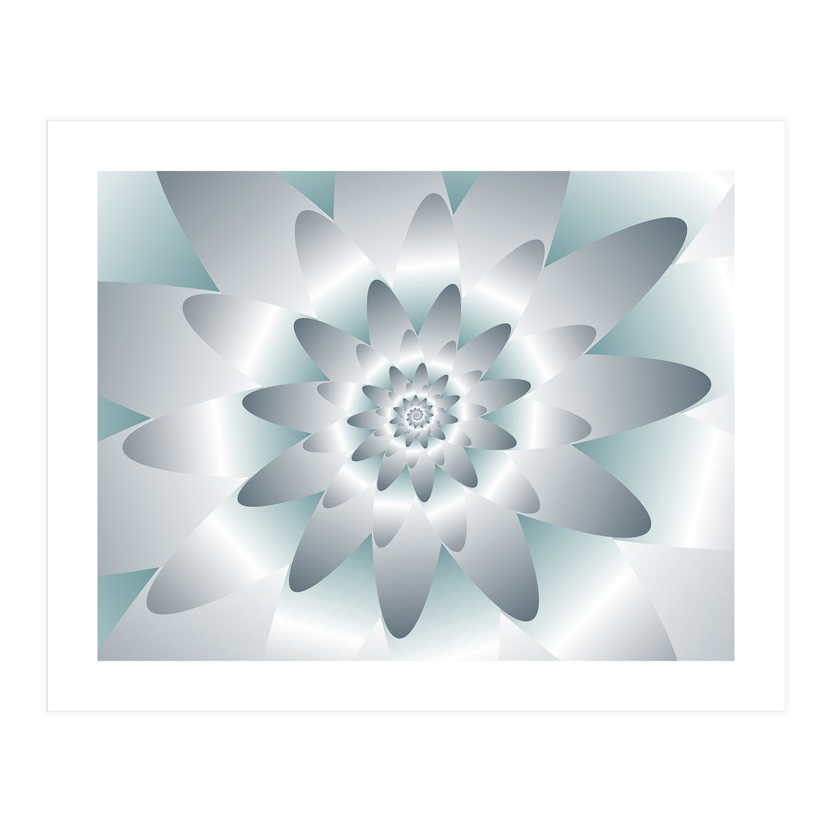 Swirl Flower Pattern  (Print Only)