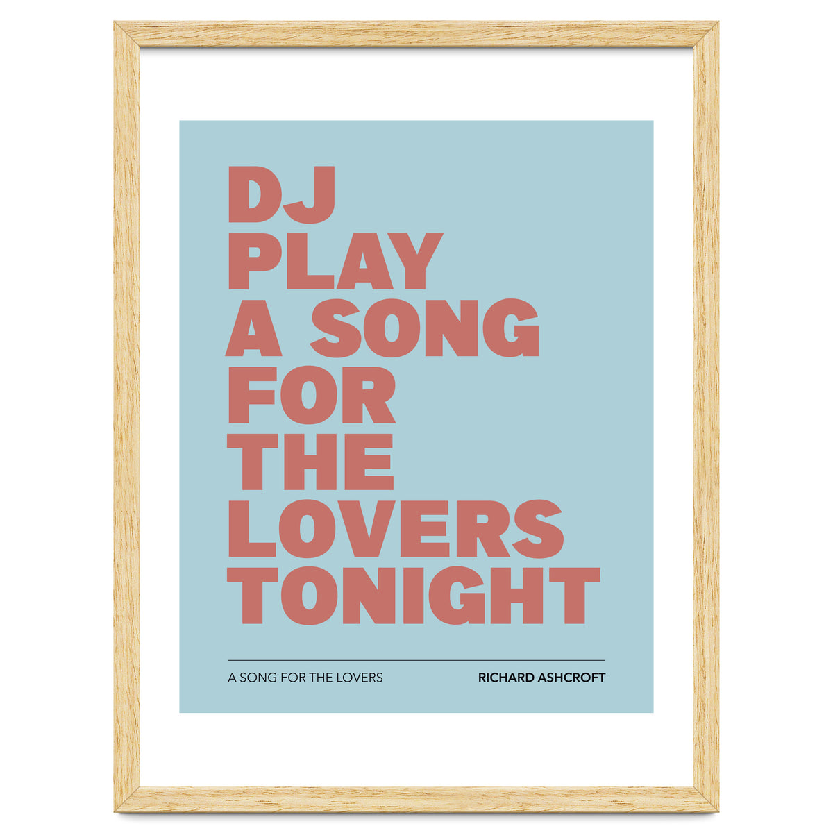 Richard Ashcroft - A Song For The Lovers