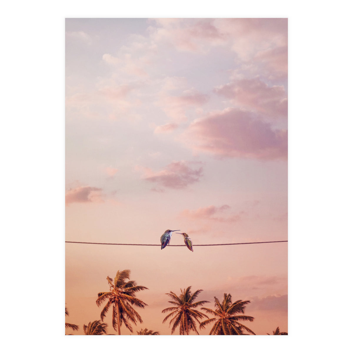 Hummingbirds In Love (Print Only)