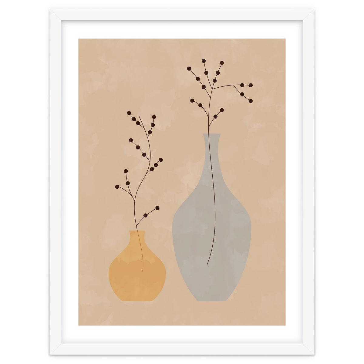 Mid Century Boho Pottery