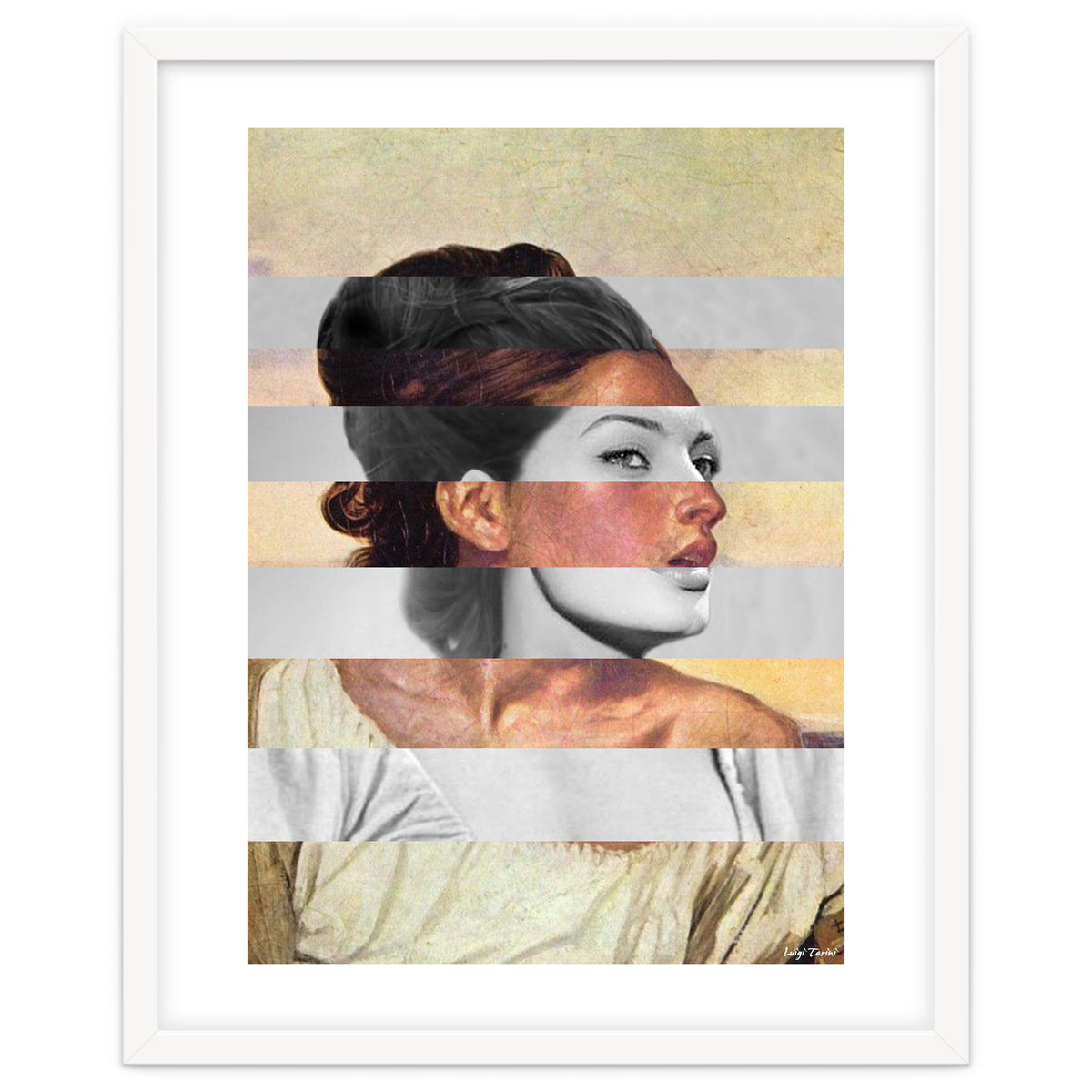 Delacroix's Orphan Girl At The Cemetery & Sophia Loren