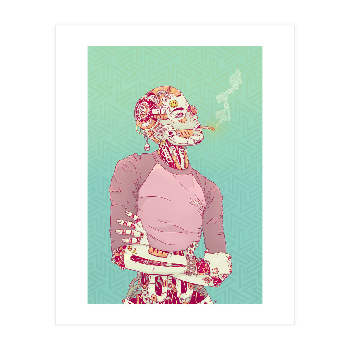 Nostalgic Lady (Print Only)
