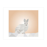 Rabbit Low Poly Art (Print Only) thumbnail