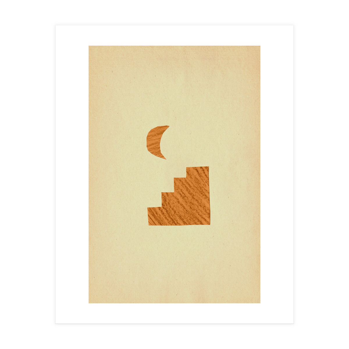 Minimalist moroccan landscape (Print Only)