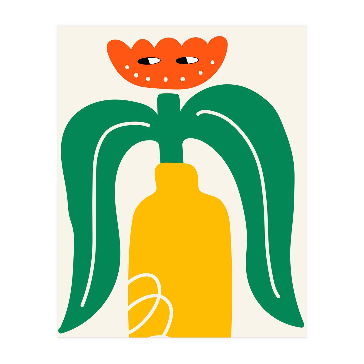 Flower Character (Print Only)