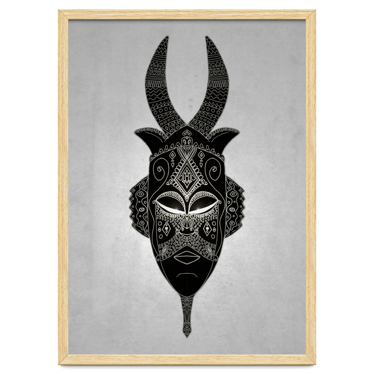 Horned Tribal Mask