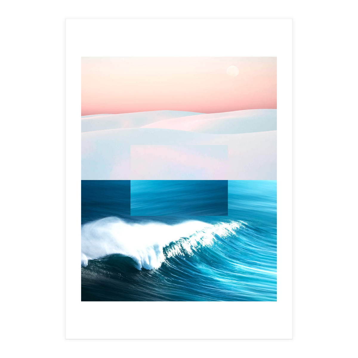 Ocean & Moon (Print Only)