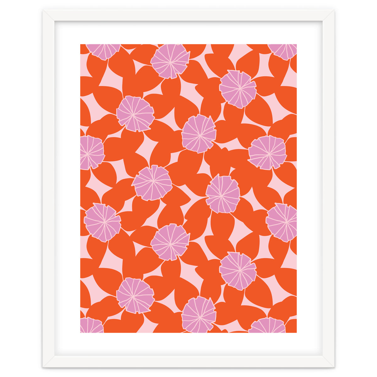 Purple Flower Pattern