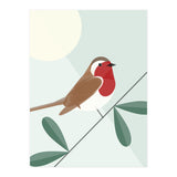 Mid Century Geometric Robin (Print Only) thumbnail