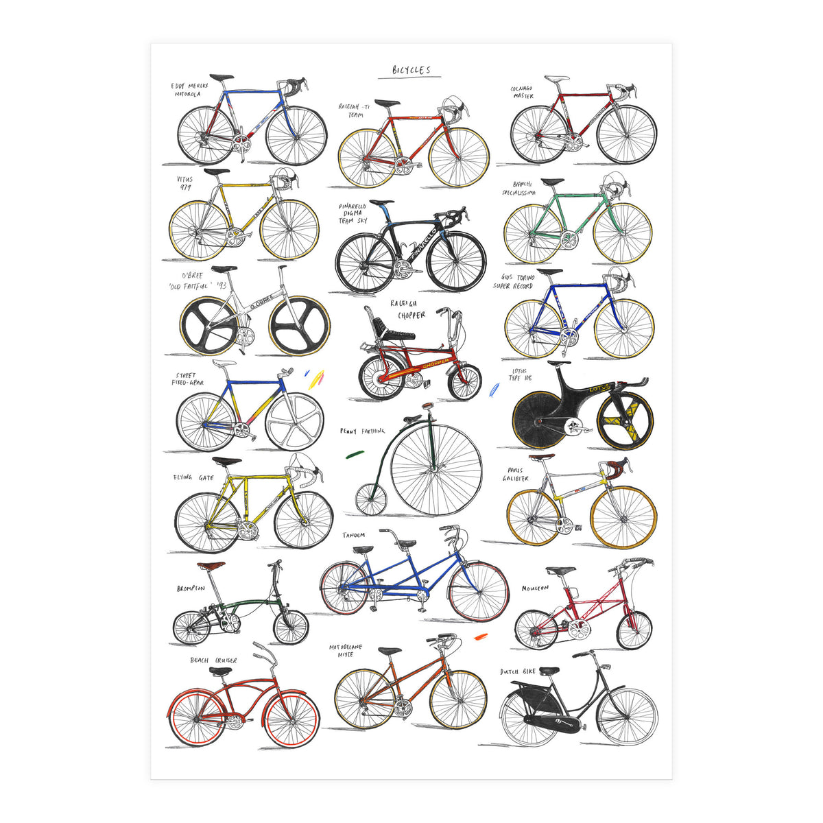 Bicycles (Print Only)