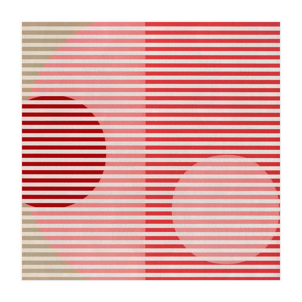 Stripes & Circles 1 (Print Only)