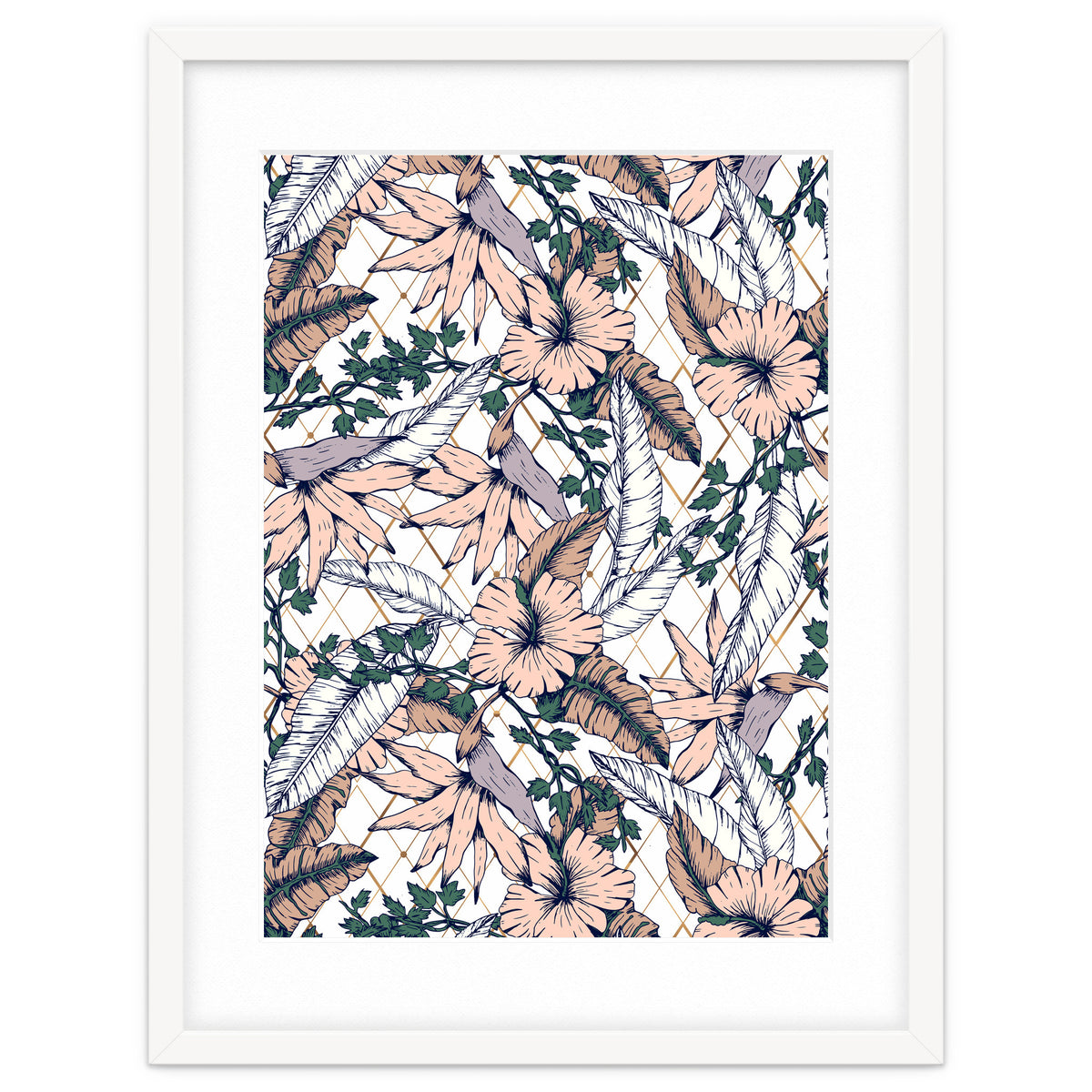 Exotic flowering and pattern geometric