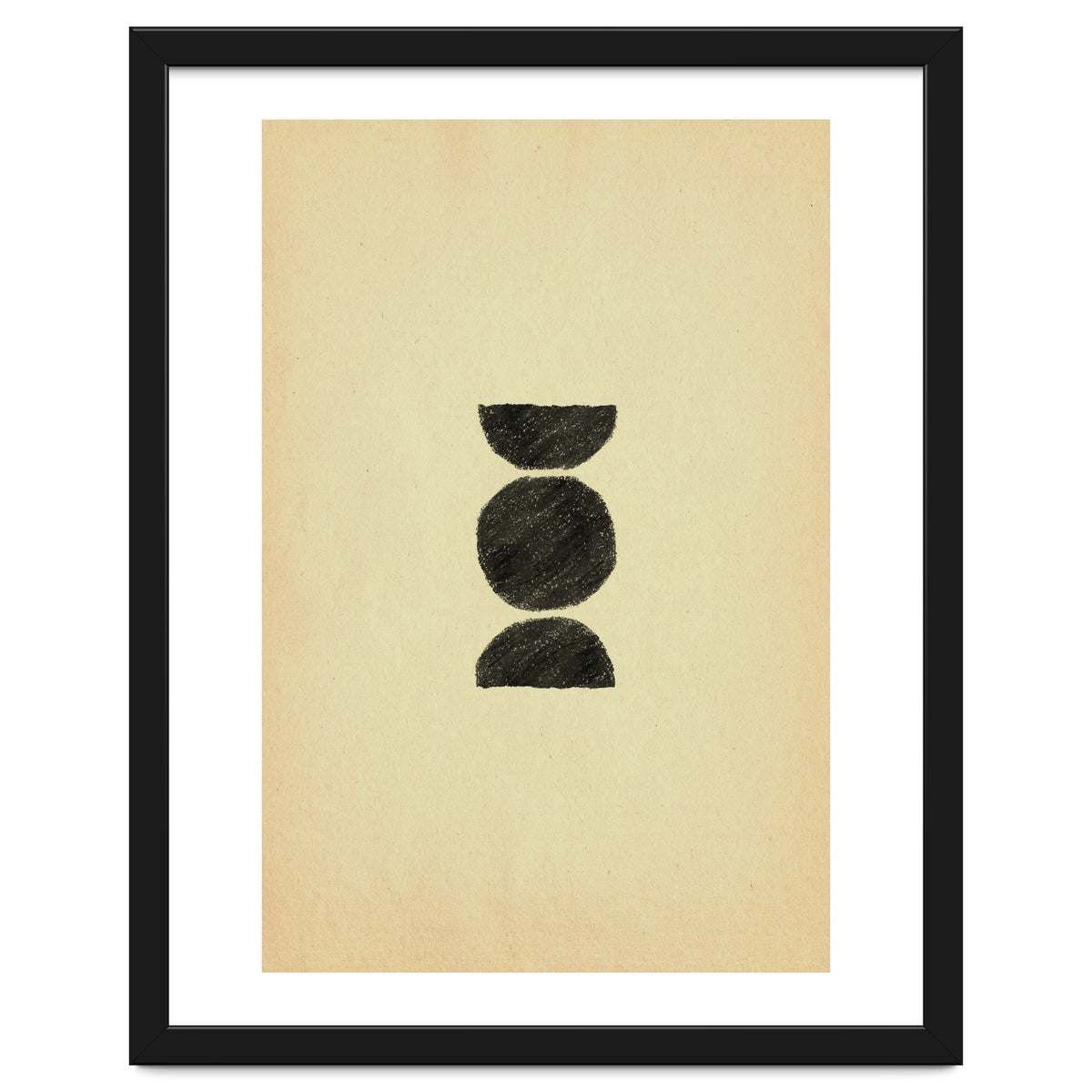 Abstract mid-century modern shapes