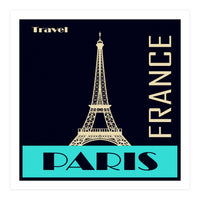 Travel Paris France Poster (Print Only)