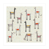 Llamas in a Meadow (Print Only) thumbnail