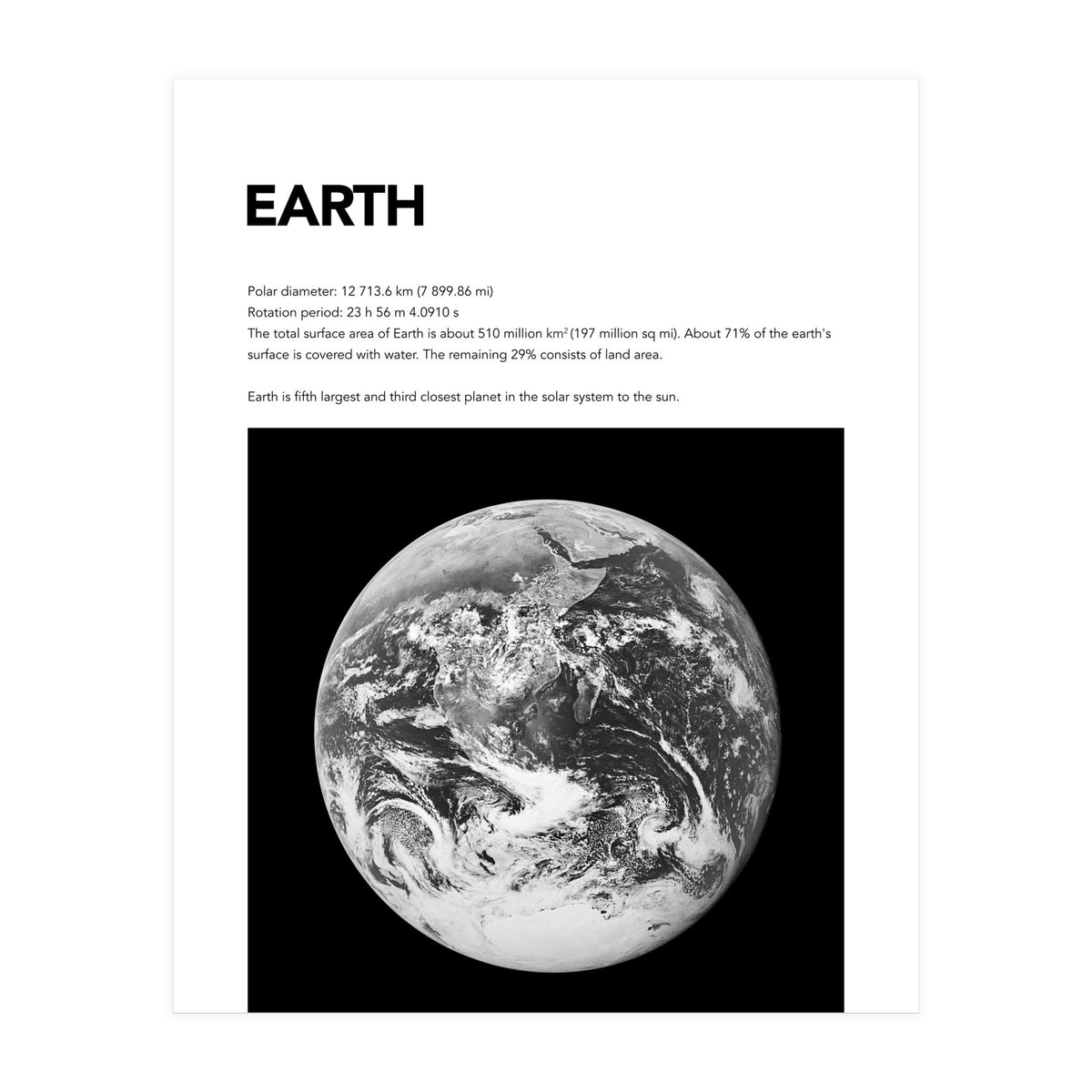 EARTH (Print Only)
