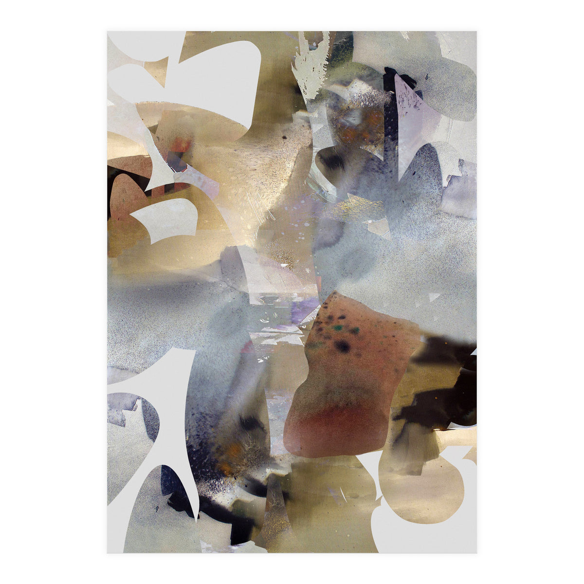 Abstract Aquarell 3 (Print Only)