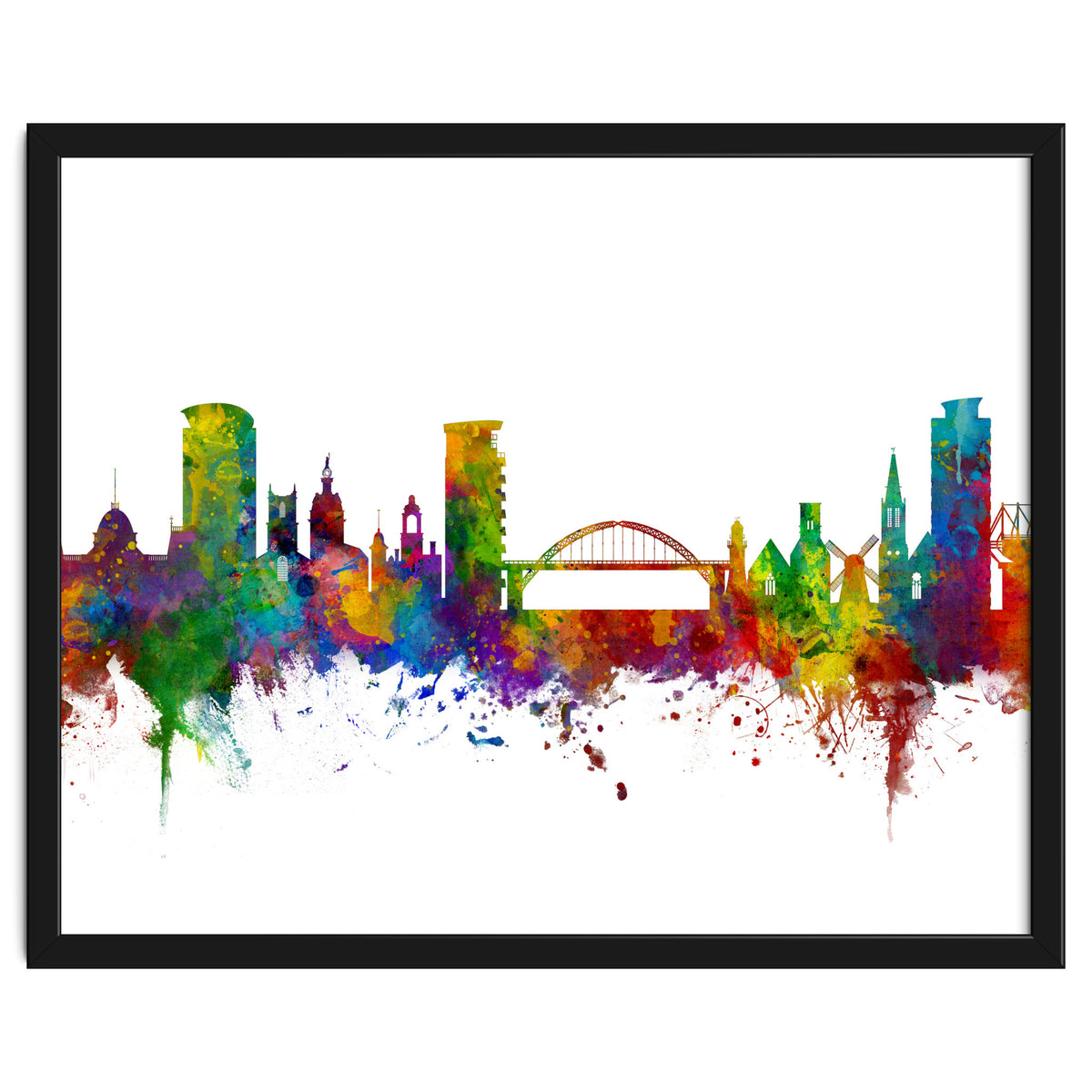 Sunderland England Skyline