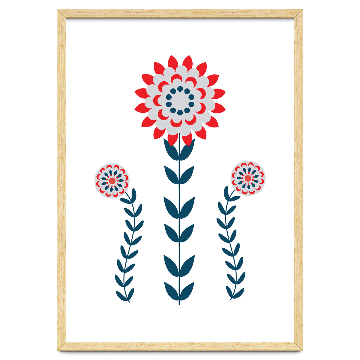 Scandi Folk Flowers